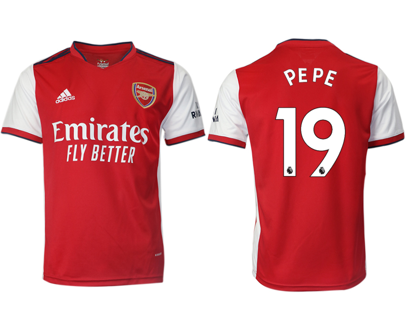 Men 2021-2022 Club Arsenal home aaa version red #19 Soccer Jersey